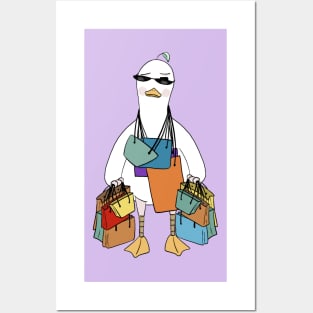 Shopaholic Doo Doo duck Posters and Art